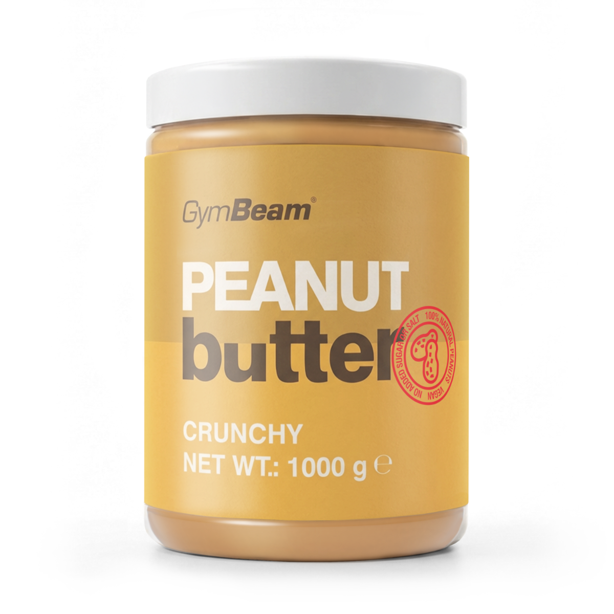 GymBeam Erdnussbutter 1000 g knusprig