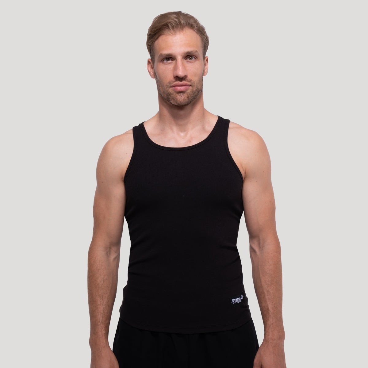 Tielko Persistence Ribbed Schwarz - GymBeam