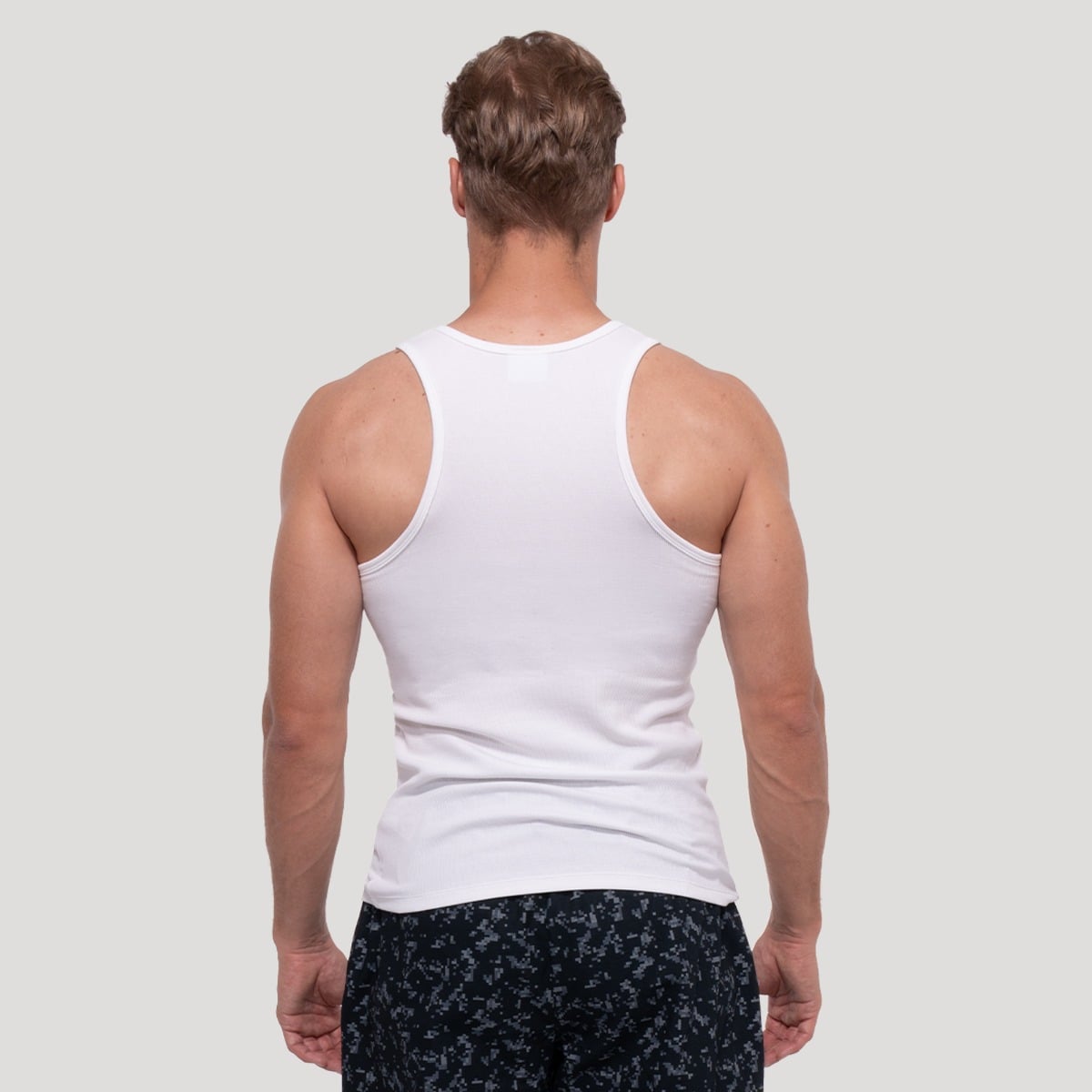 Tielko Persistence Ribbed White - GymBeam