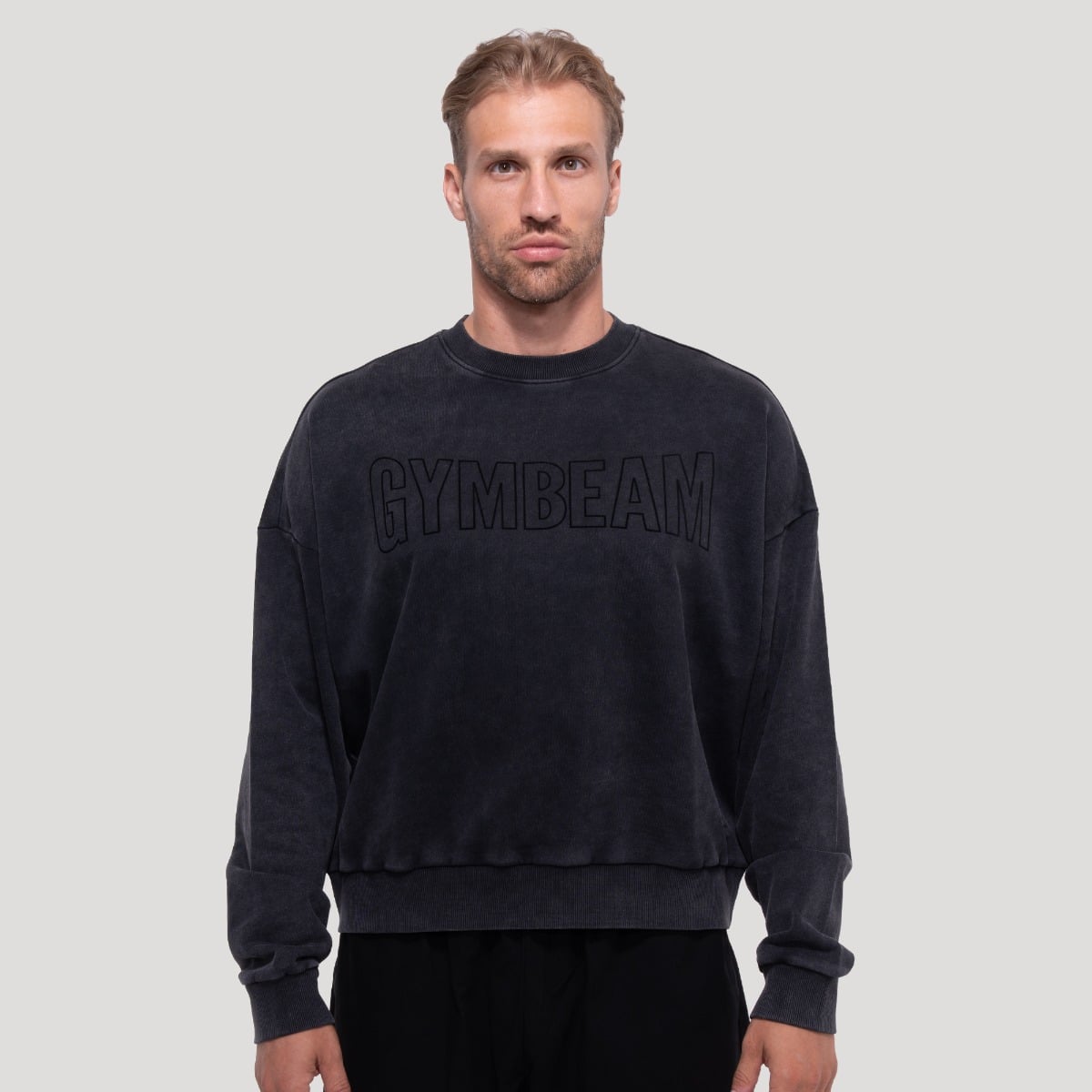 Pullover Persistence Washed Black - GymBeam