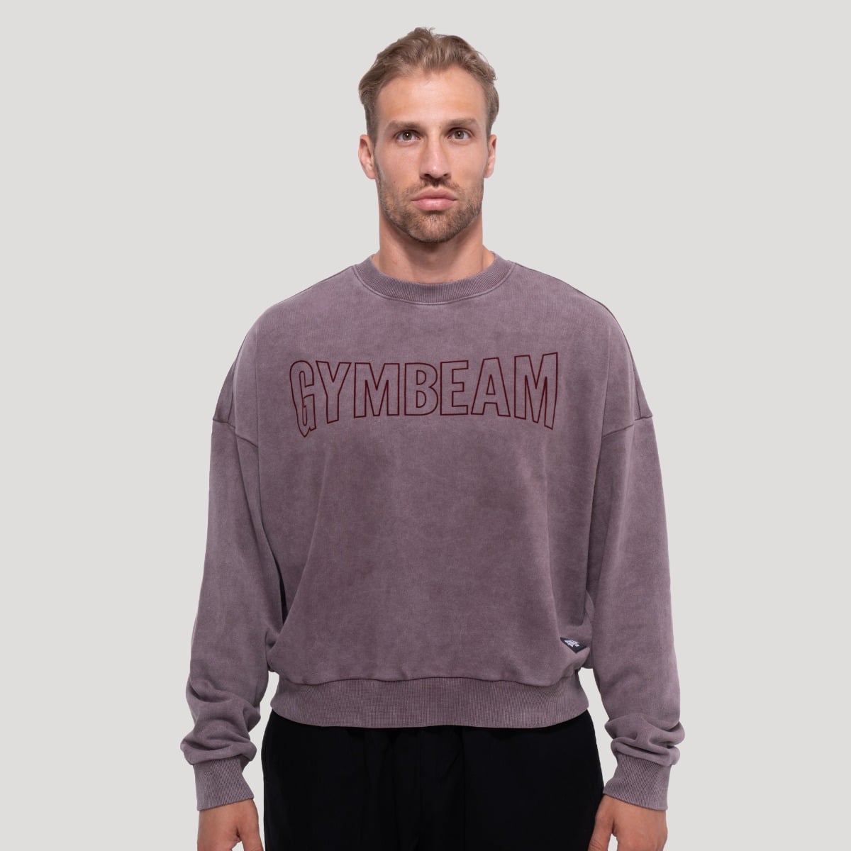 Hoodie Persistence Washed Brown - GymBeam