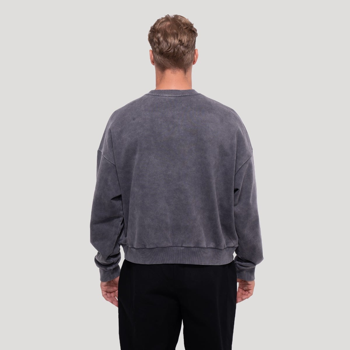 Pullover Persistence Washed Gray - GymBeam