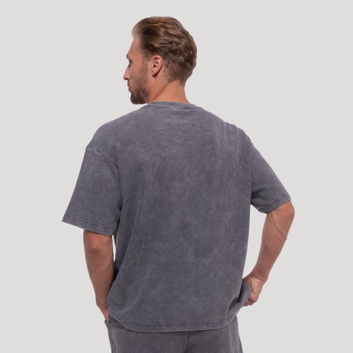 T-Shirt Persistence Washed Gray - GymBeam