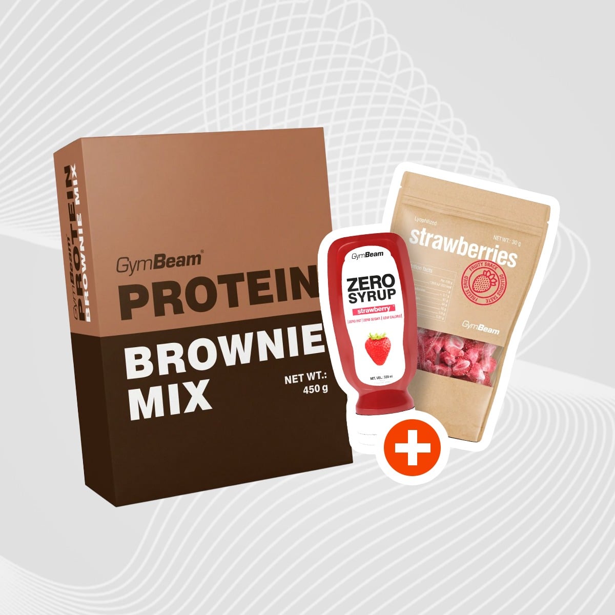 Protein Brownie Mix - GymBeam + Geschenke