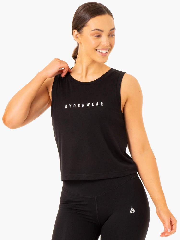 Tank Top Replay Black - Ryderwear
