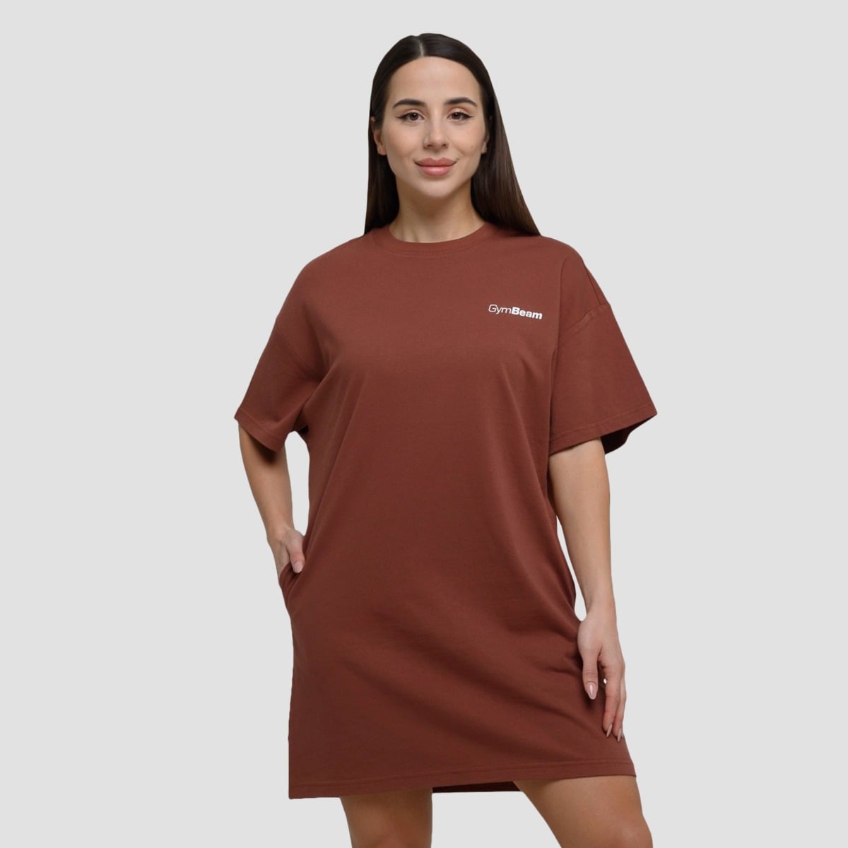 Agile T-Shirt Kleid für Frauen Root - GymBeam