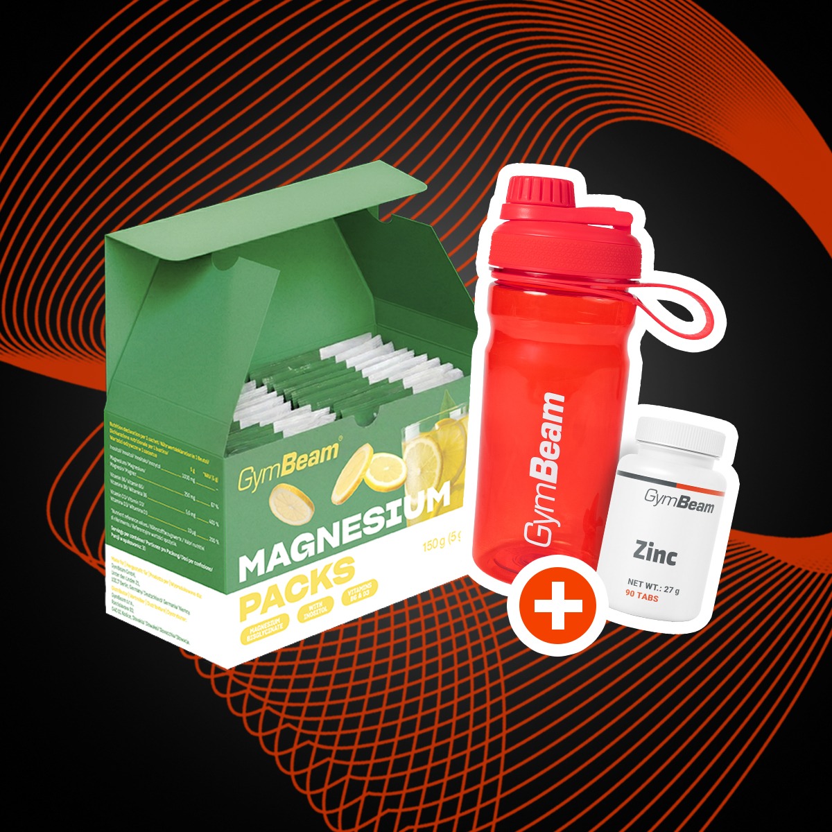 Magnesium Packs - GymBeam + geschenke