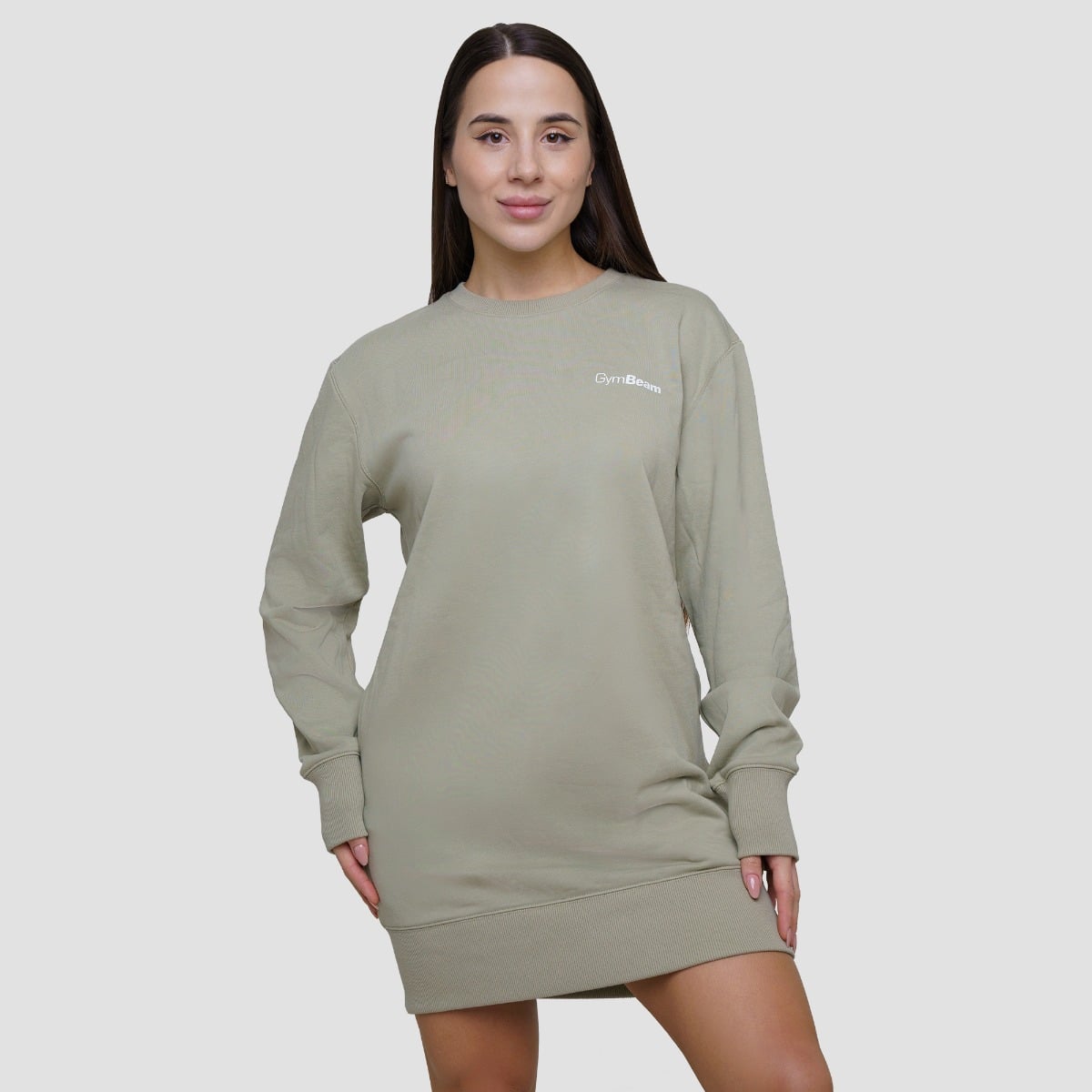 Agile Longline-Sweatshirt für Frauen Sage - GymBeam