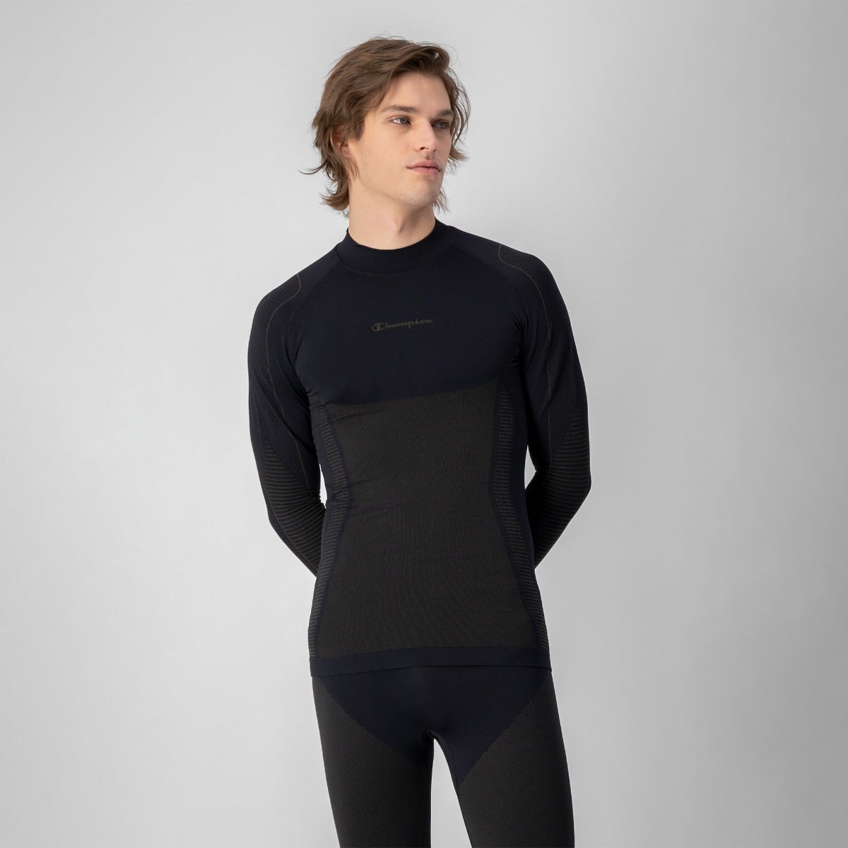 Seamless Base Layer Top Thermo Black - Champion