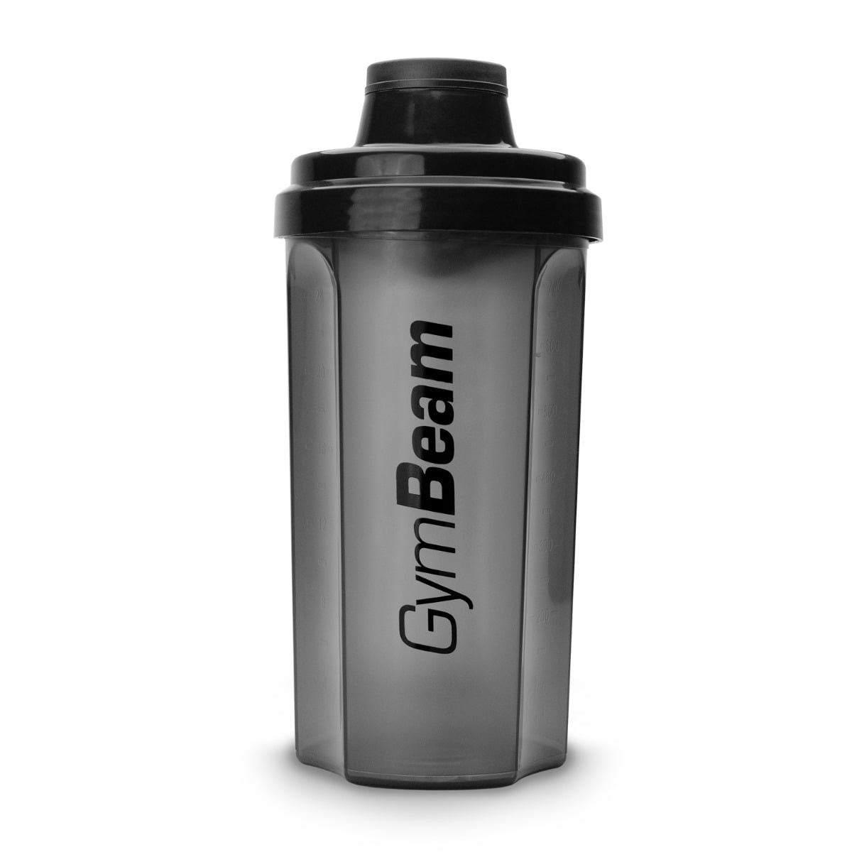 Shaker (700 ml) in Transparent Black - GymBeam