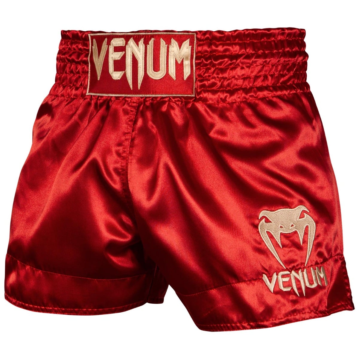 Muay Thai Shorts Classic Red/Gold - Venum