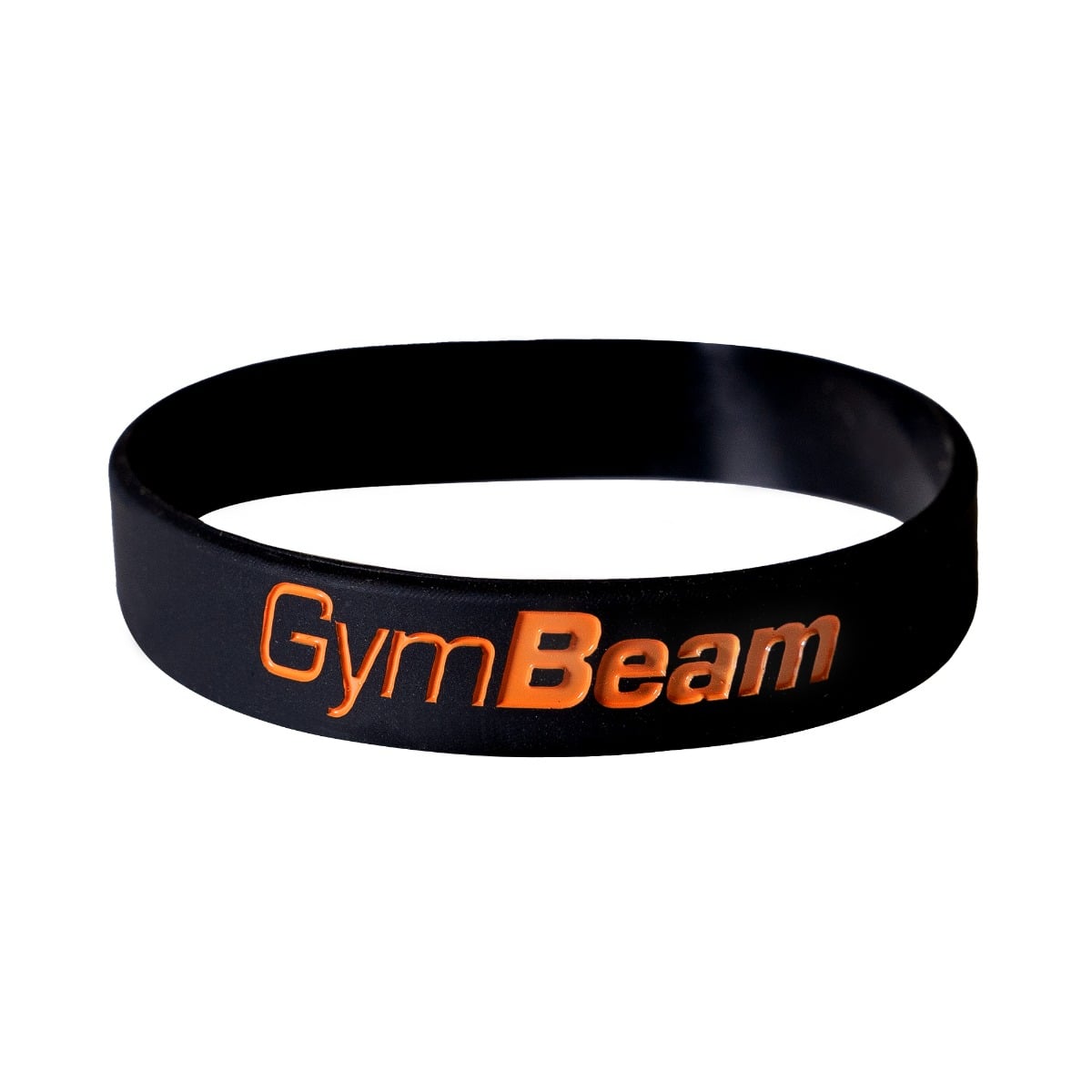 GB Silikonarmband in Black Orange - Gymbeam