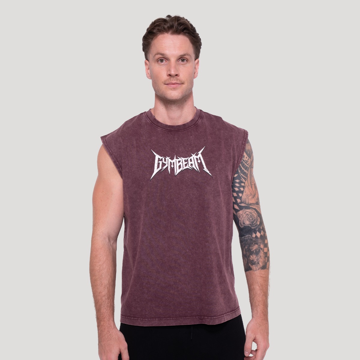 Spike Tanktop Burgundy - GymBeam