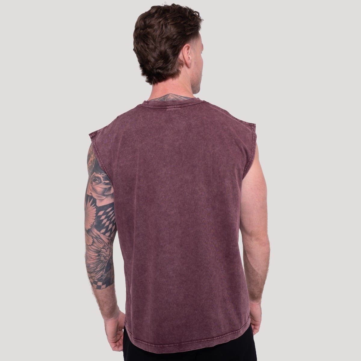 Spike Tank Top in Burgundy - GymBeam