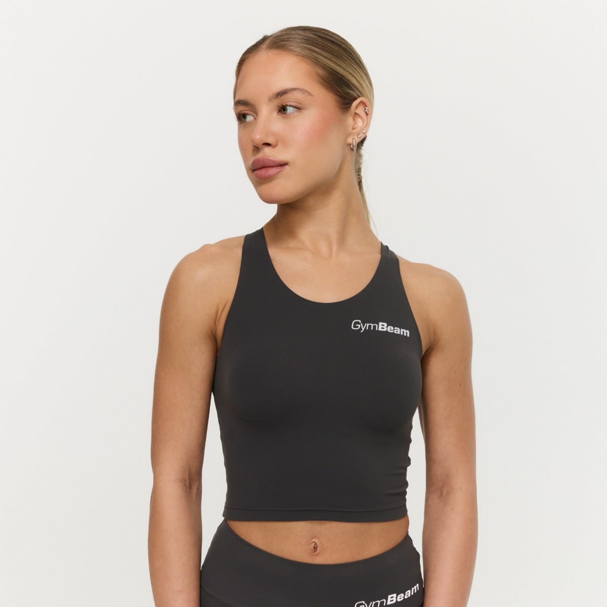 BEAT Sport-Top für Frauen in Charcoal - GymBeam