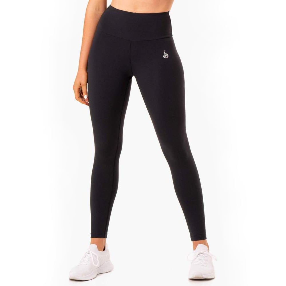 Leggings Damen Staples Scrunch Bum Black - Ryderwear