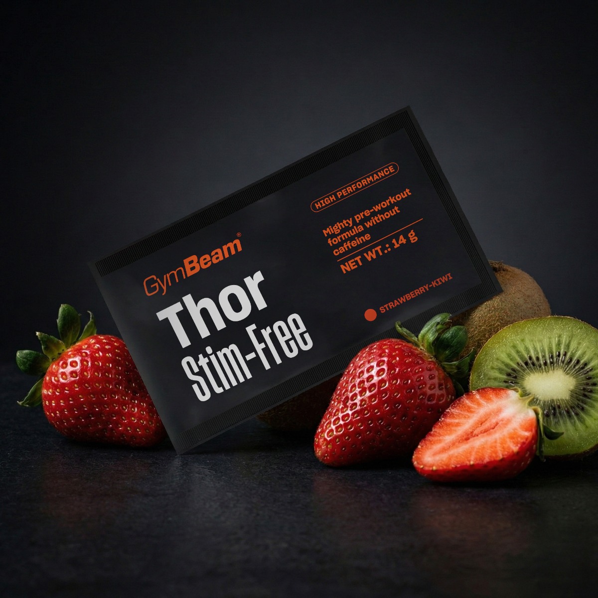 Thor Stim-Free Probe - GymBeam 14 g - Erdbeere Kiwi