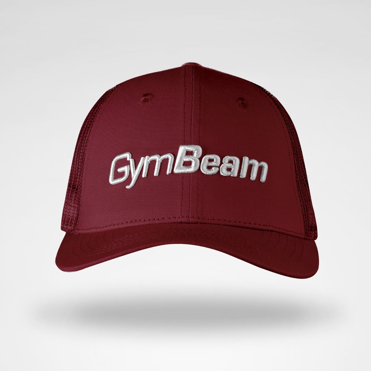 Mesh-Panel-Cap in Burgundy - GymBeam