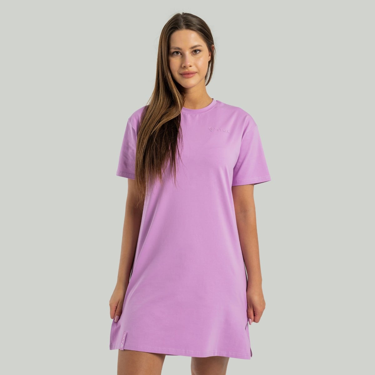 ALPHA T-Shirt Dress für Frauen in Amethyst - STRIX