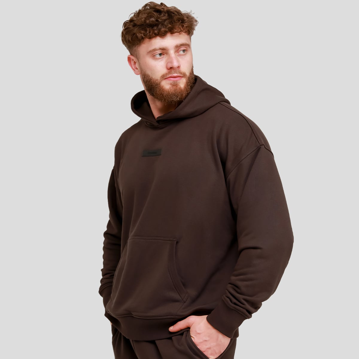 Unstoppable Hoodie in Brown - GymBeam