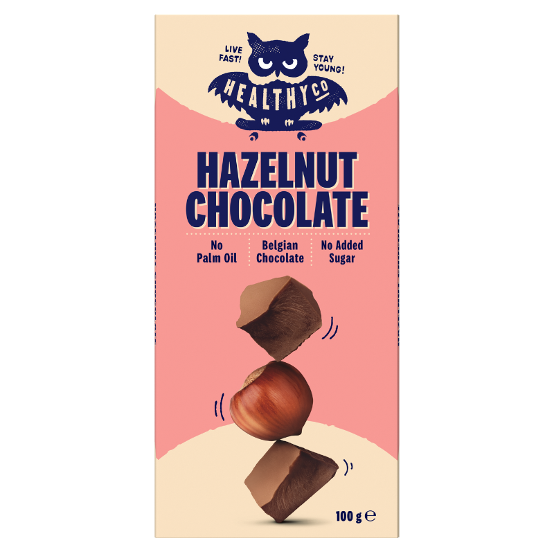 HealthyCo Chocolate 100 g Haselnuss Schokolade