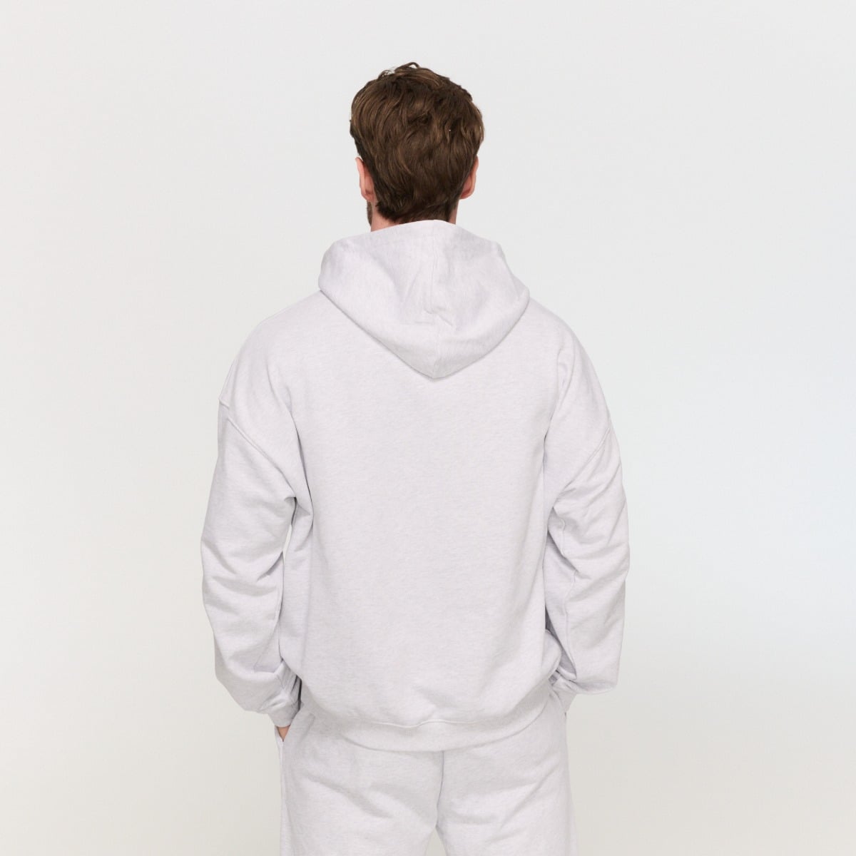 Varsity Hoodie in Grey - GymBeam