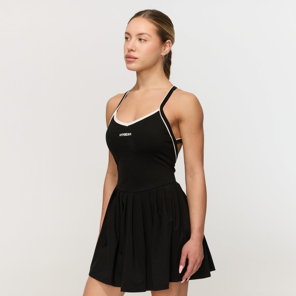 Varsity Sportkleid in Black - GymBeam