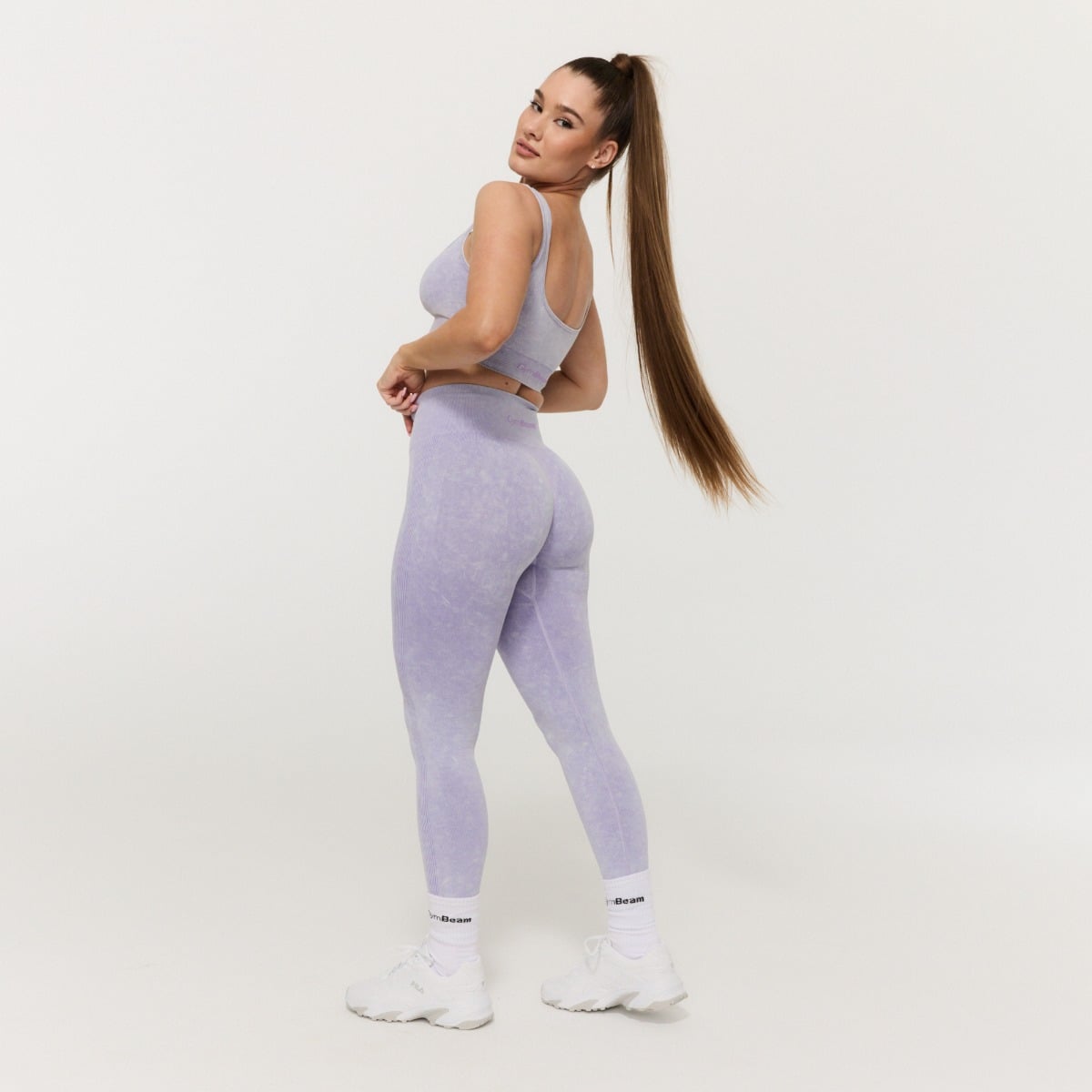LIFT Nahtlose Leggings für Frauen in Violet - GymBeam