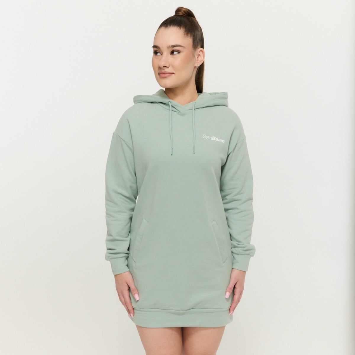 Limitless Longline Hoodie für Frauen Eucalypt - GymBeam