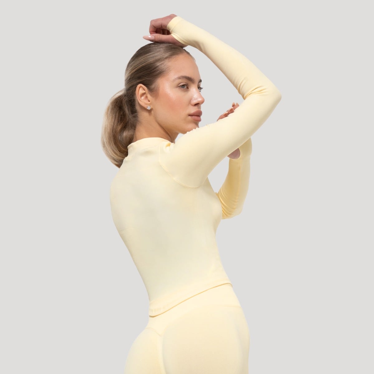 Luma Sport-Top für Frauen in Butter Yellow - GymBeam