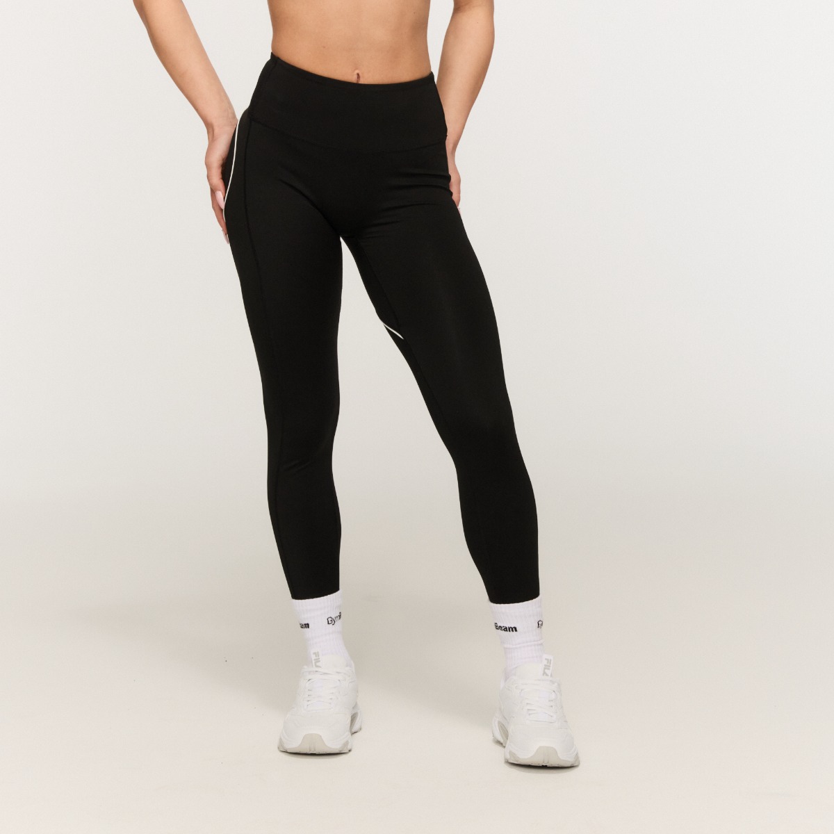 Varsity Leggings für Frauen in Black - GymBeam