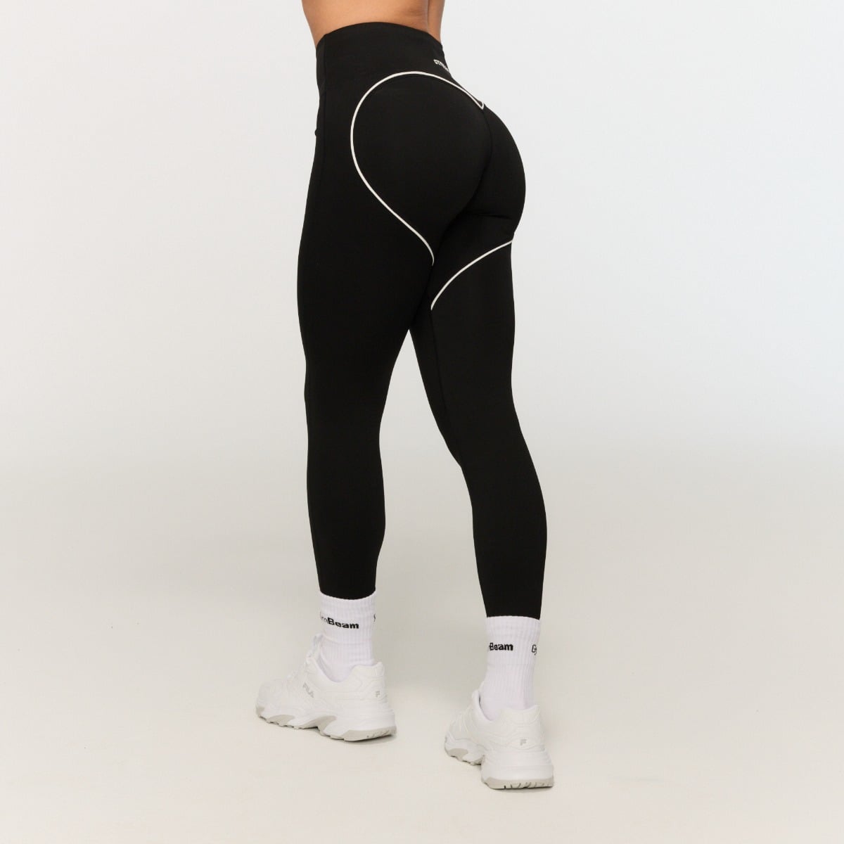 Varsity Leggings für Frauen in Black - GymBeam