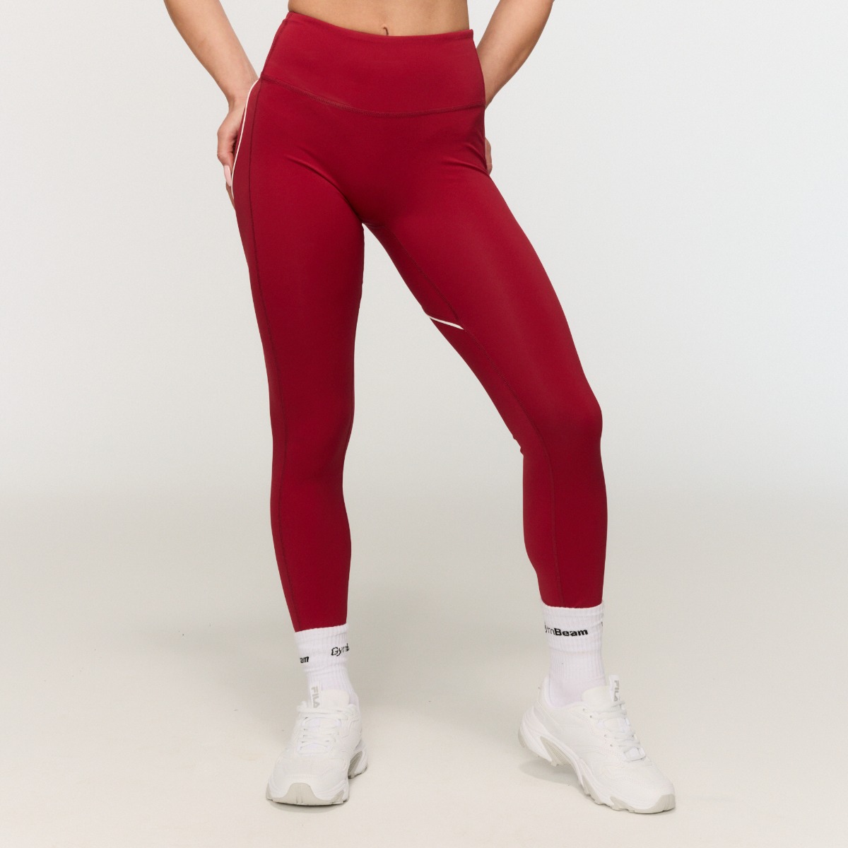 Varsity Leggings für Frauen in Red - GymBeam