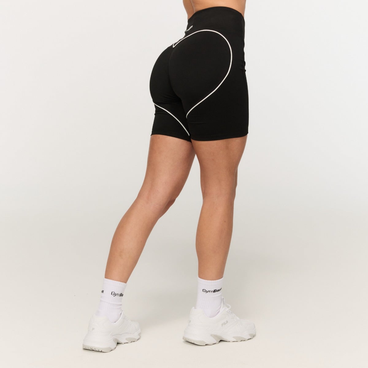 Varsity Shorts für Frauen in Black - GymBeam