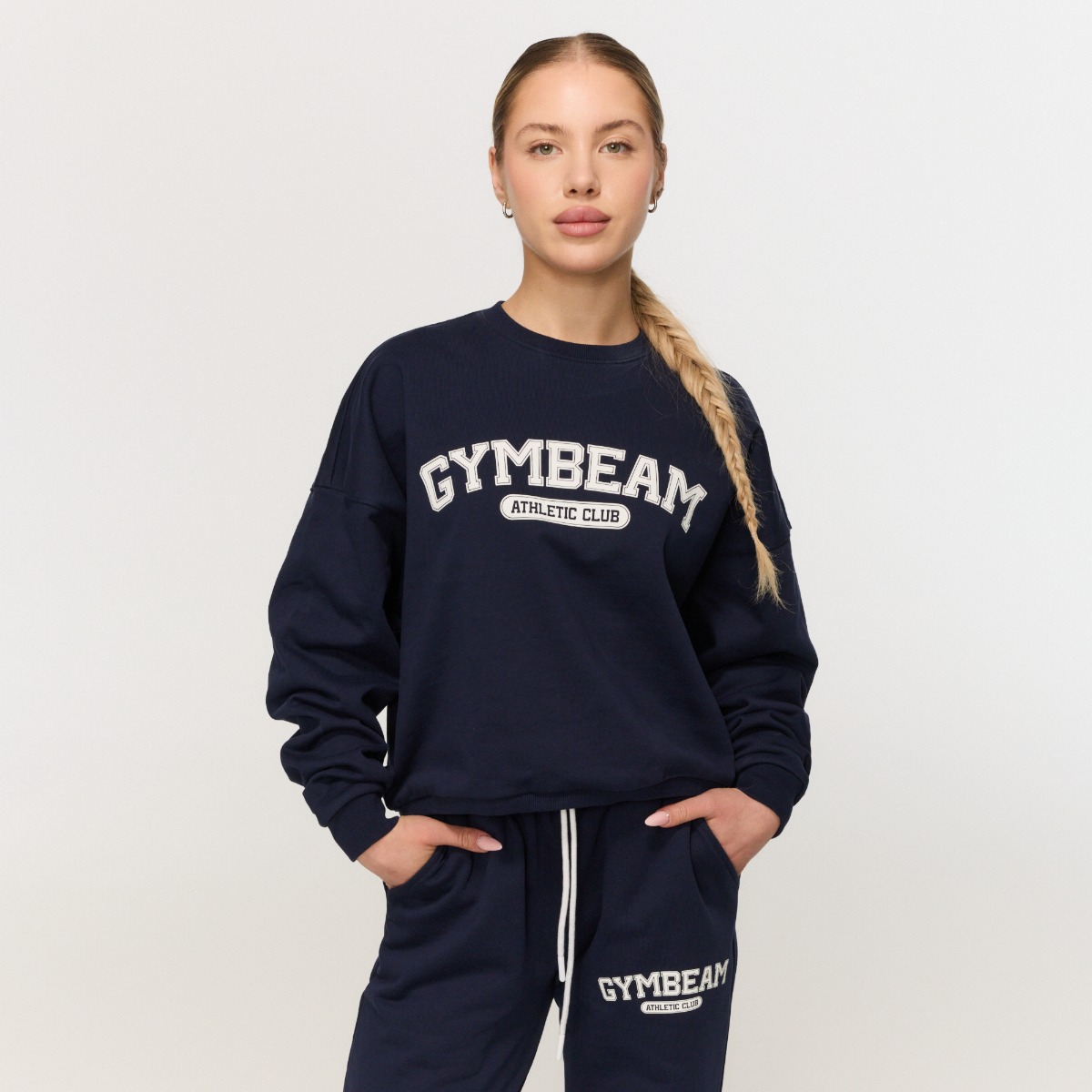 Varsity Sweatshirt für Frauen in Blue - GymBeam