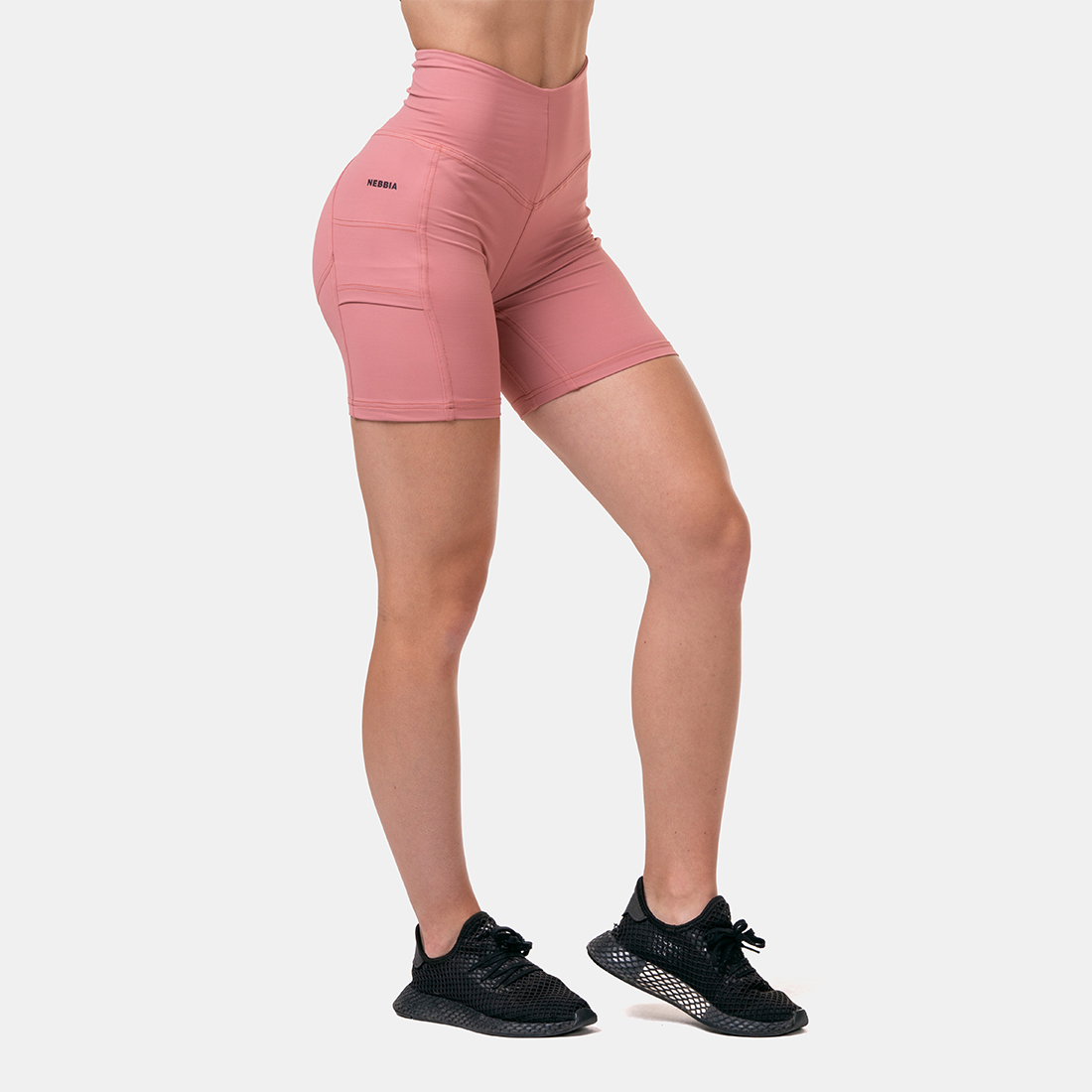 Women‘s Biker Shorts Fit & Smart Old Rose - NEBBIA