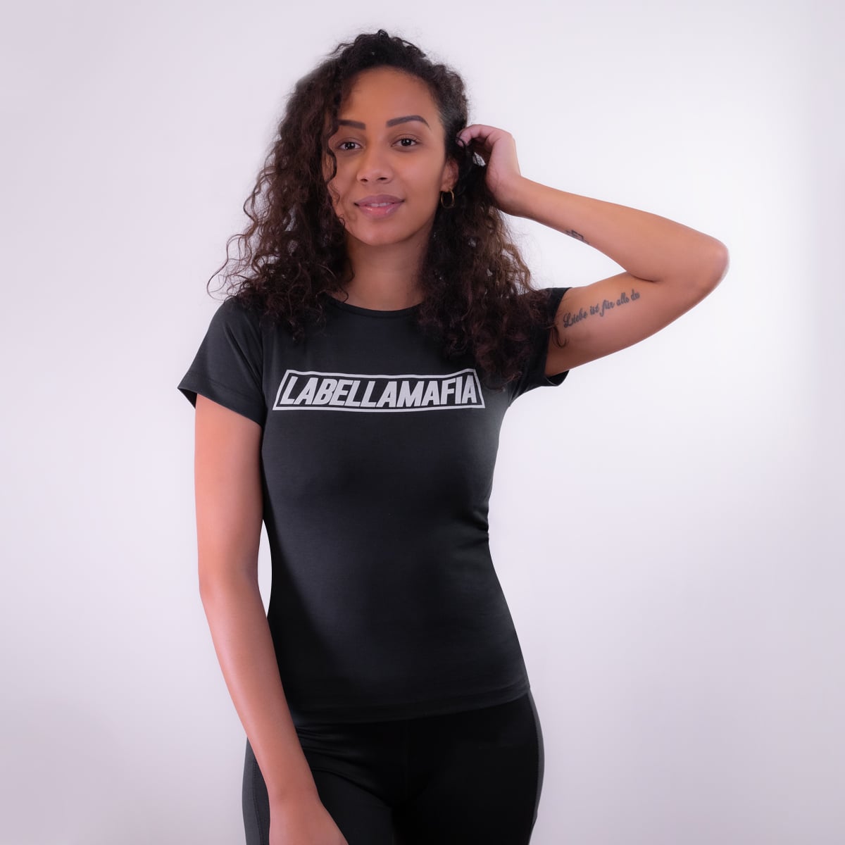 Mesh T-Shirt für Frauen in Black - LABELLAMAFIA