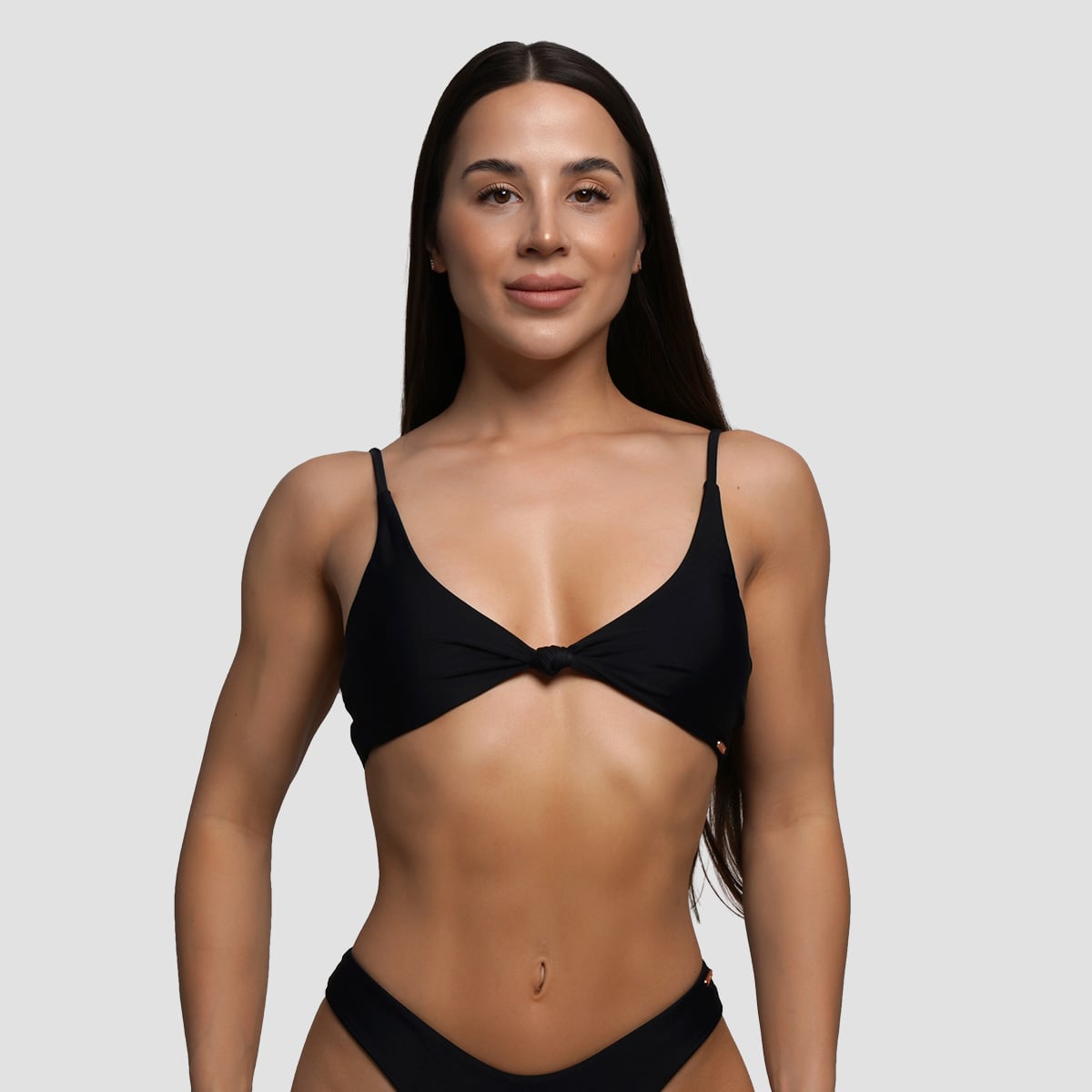 CURACAO Bikini Oberteil in Black - GymBeam