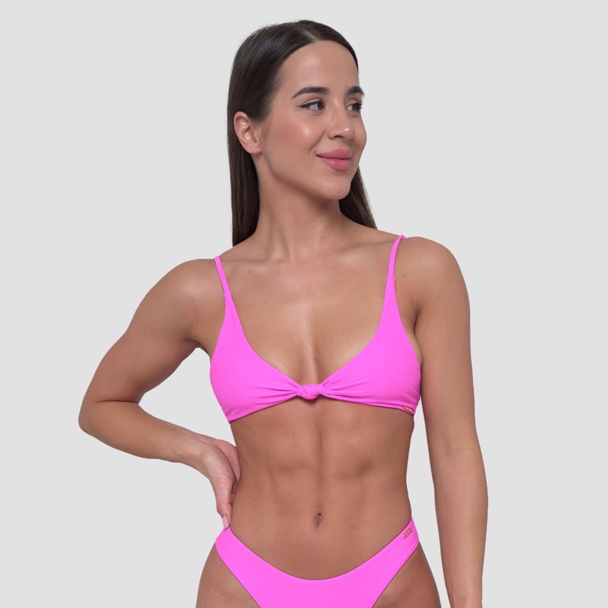 CURACAO Bikini Oberteil in Pink - GymBeam