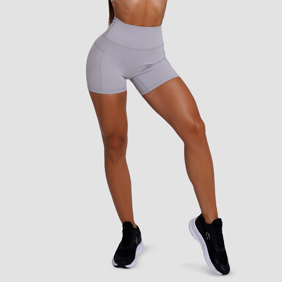 FIT Shorts für Frauen Mist Grey - GymBeam