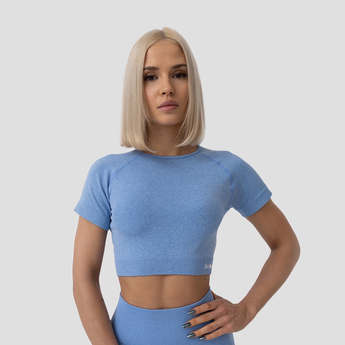 FLO Croptop für Frauen Blue - GymBeam