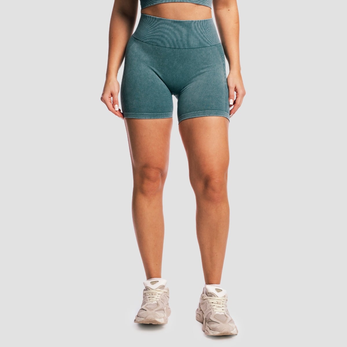 LIFT Nahtlose Shorts für Frauen in Petrol - GymBeam
