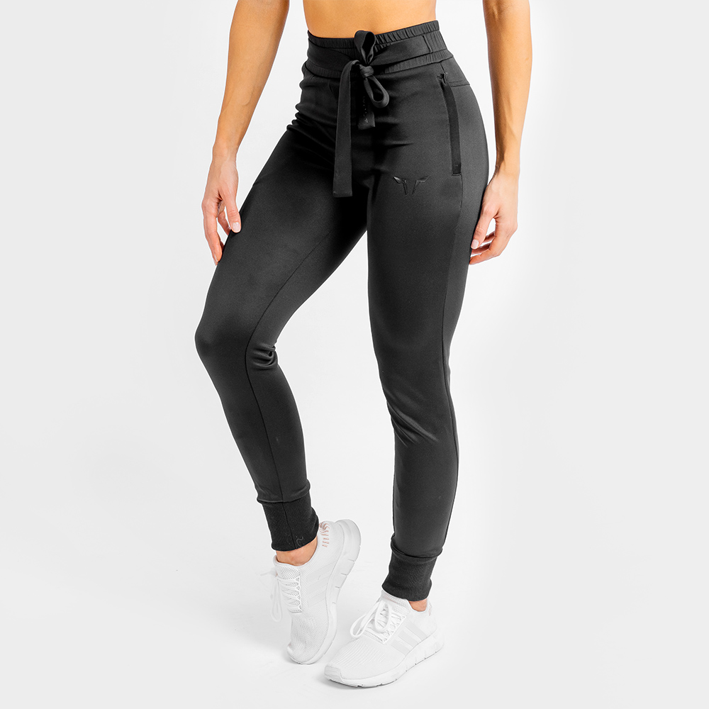 Damen She Wolf Do Knot Joggers Black - SQUATWOLF