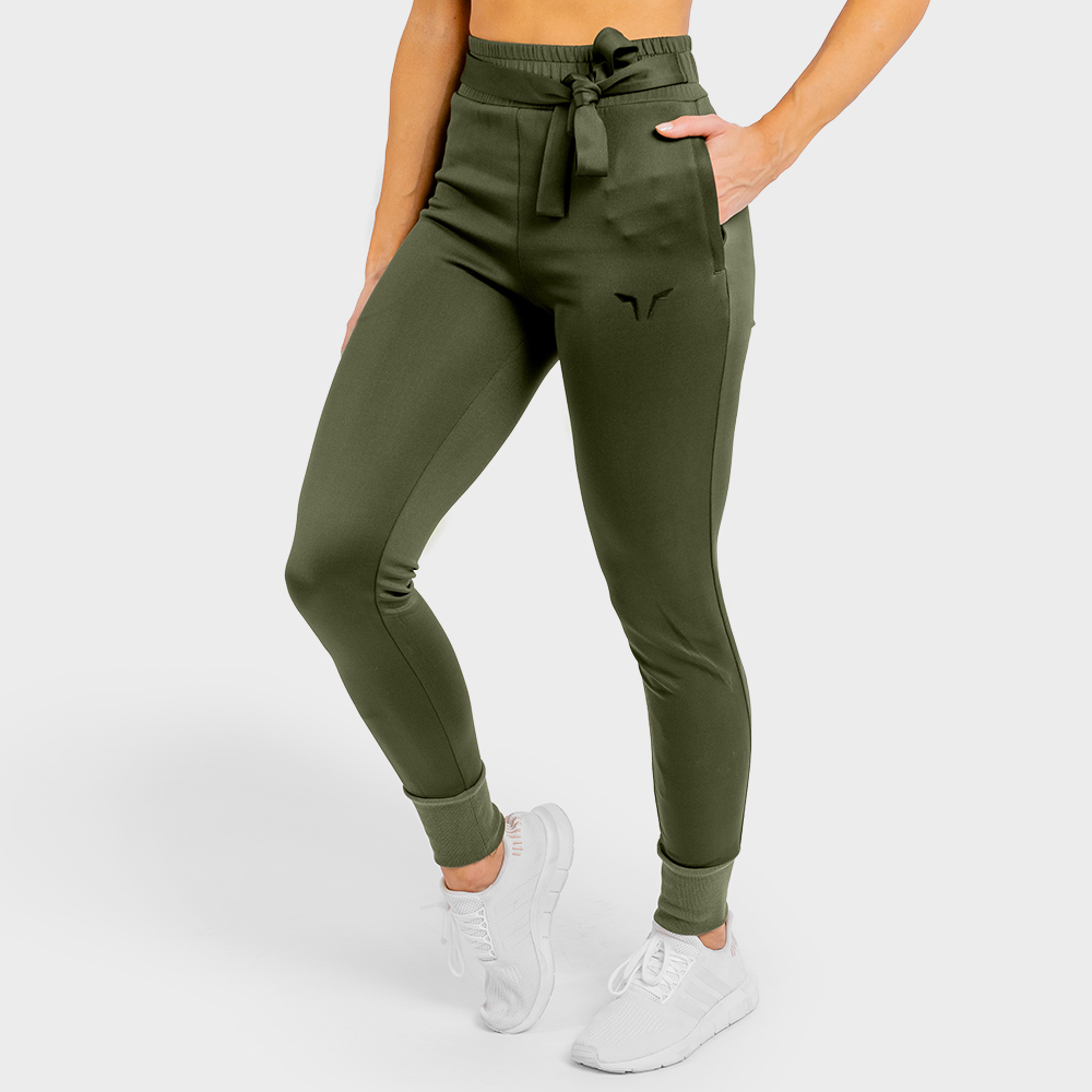 She-Wolf Do-Knot Jogginghose für Damen Oliv - SQUATWOLF