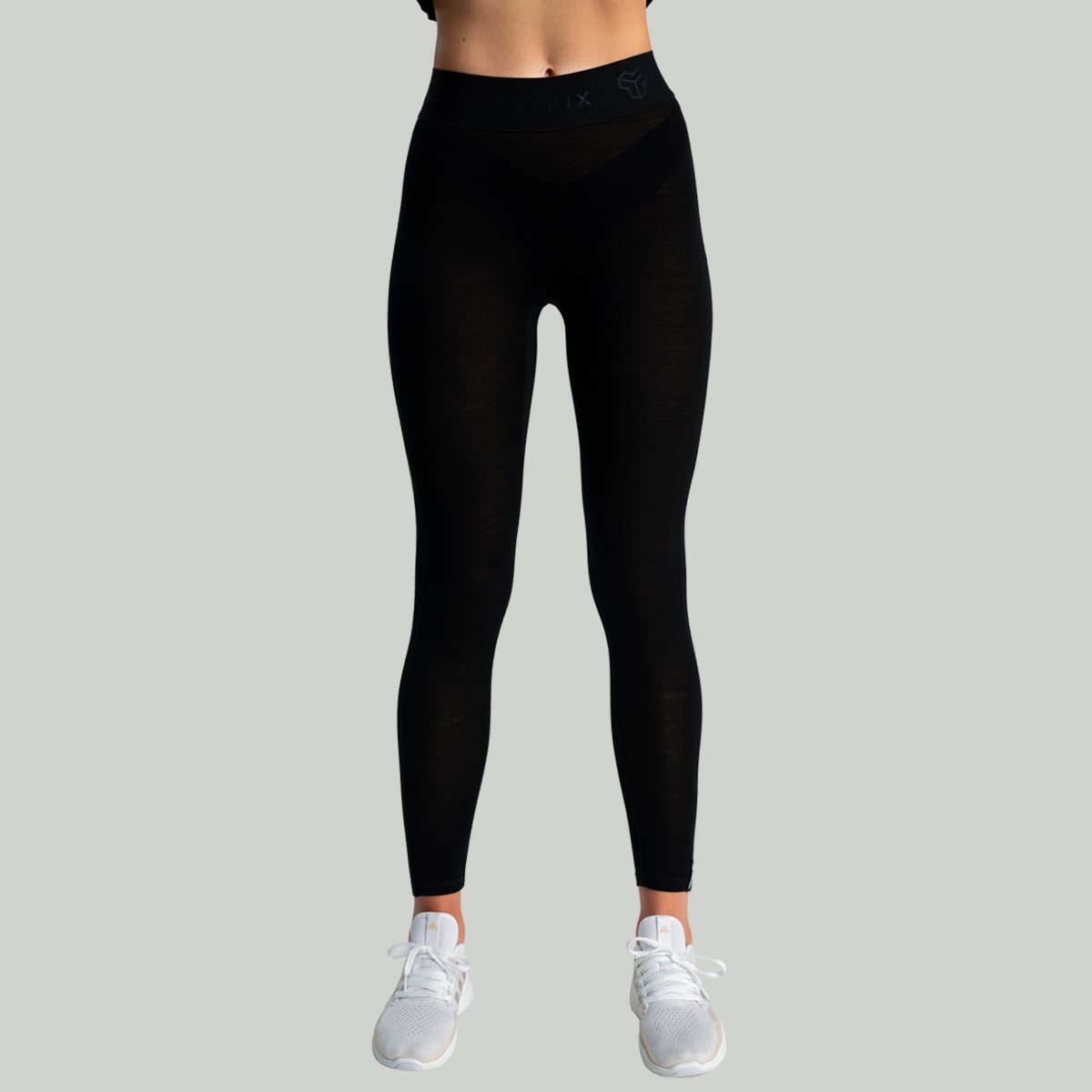 MERINO I Leggings für Frauen in Black - STRIX