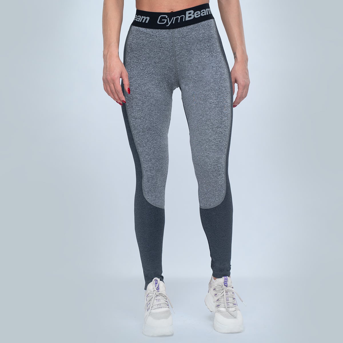 Leggings für Damen Ultrafit Heather Grey - GymBeam 