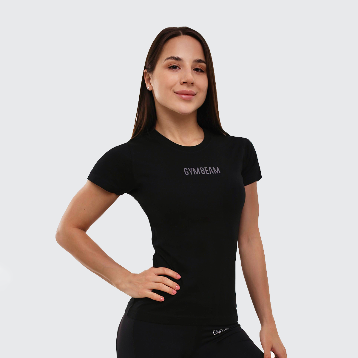 FIT T-Shirt für Frauen in Black - GymBeam