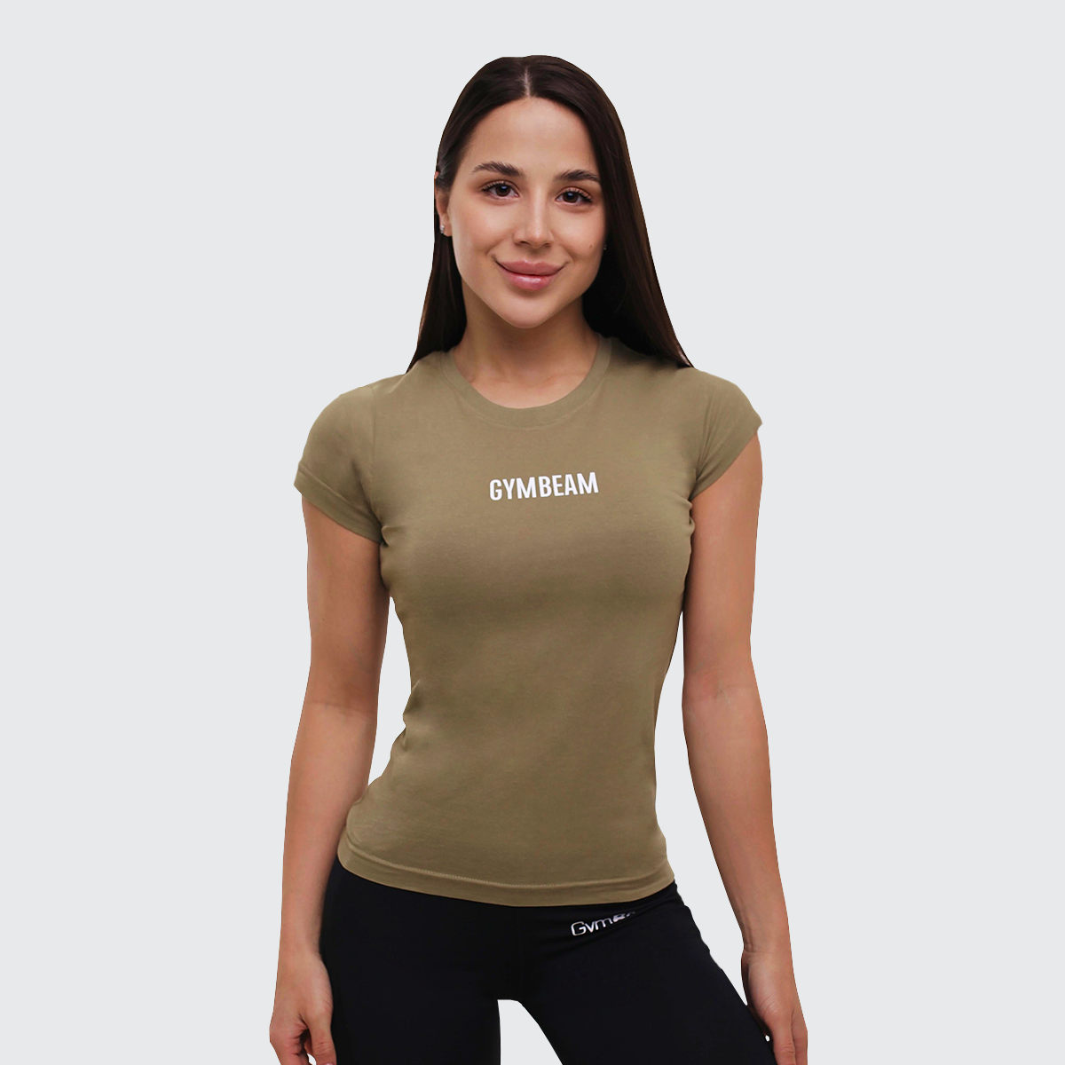 FIT T-Shirt für Frauen in Olive - GymBeam