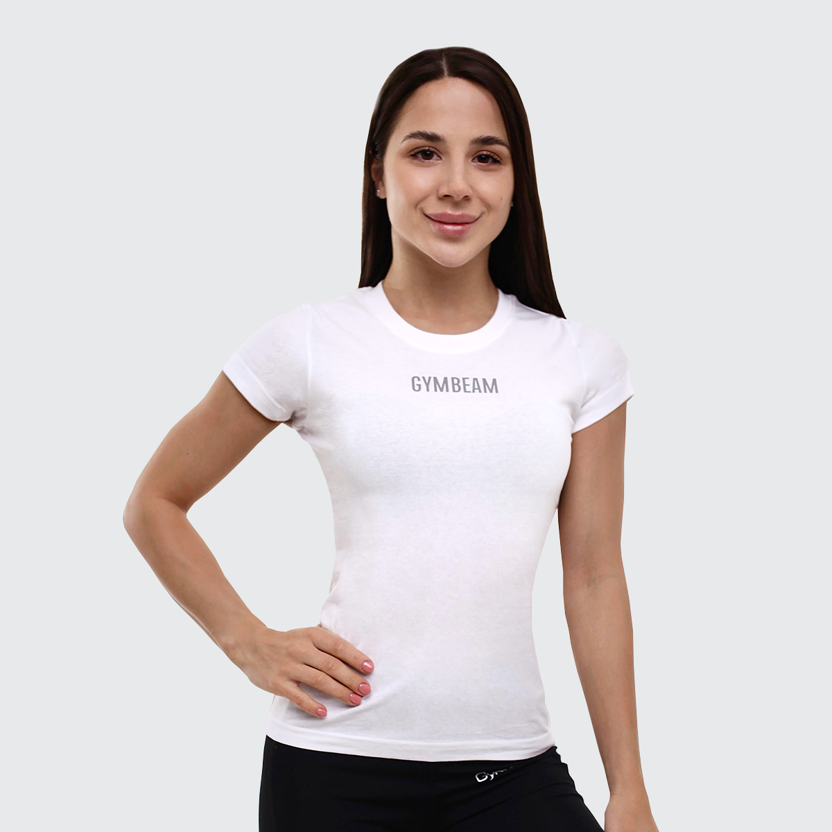 FIT T-Shirt für Frauen in White - GymBeam