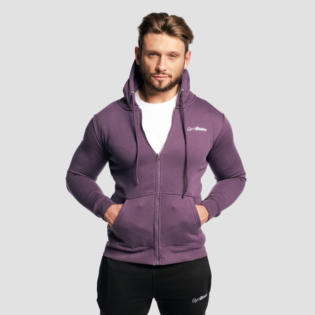 Reißverschluss Hoodie in Obsidian - GymBeam